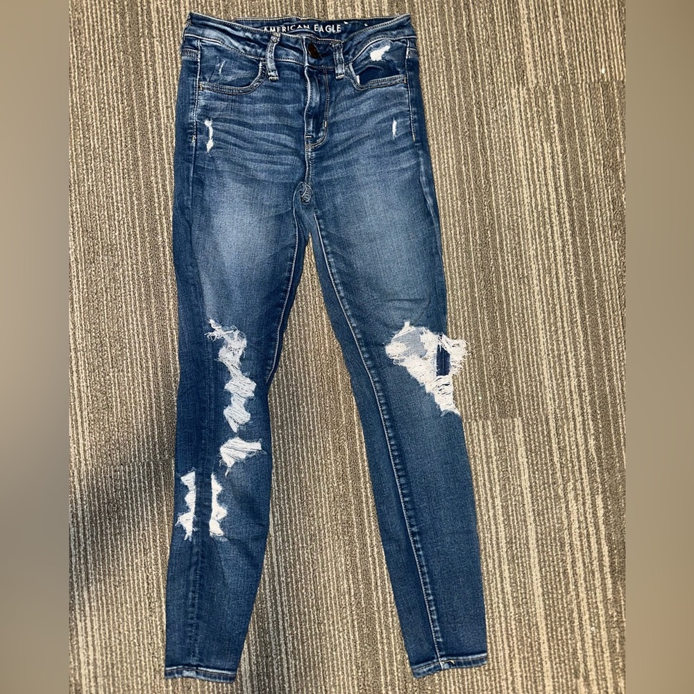 Ripped American Eagle Jeans